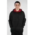 Hooded Sweatshirt with Contrast Color Hood